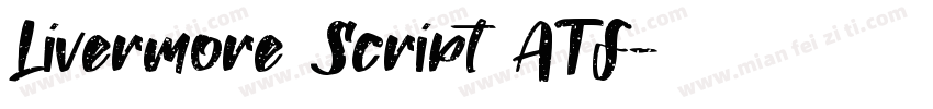 Livermore Script ATF字体转换